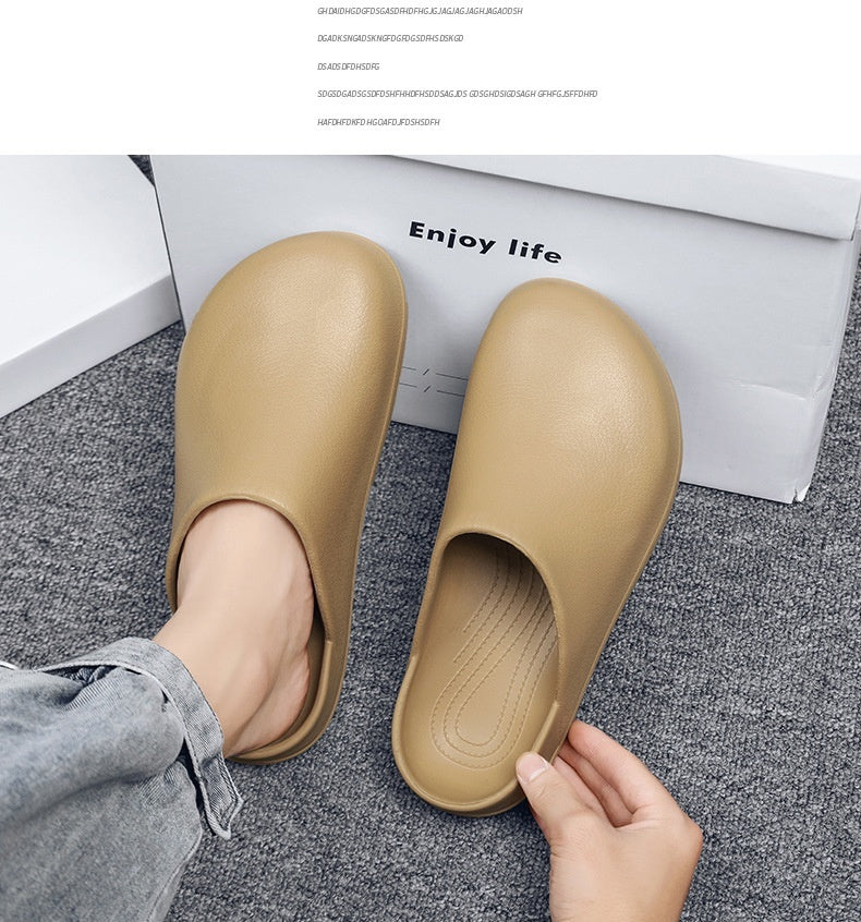 Waterproof And Oil Resistant Half Slippers