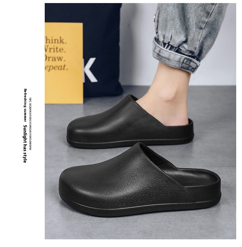 Waterproof And Oil Resistant Half Slippers