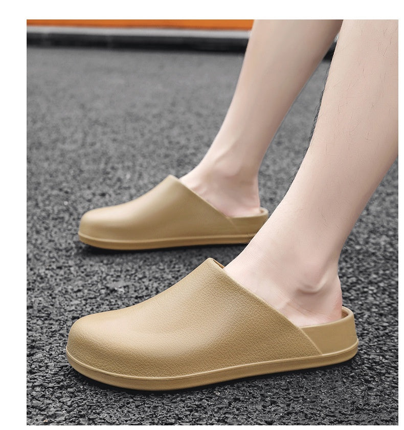 Waterproof And Oil Resistant Half Slippers