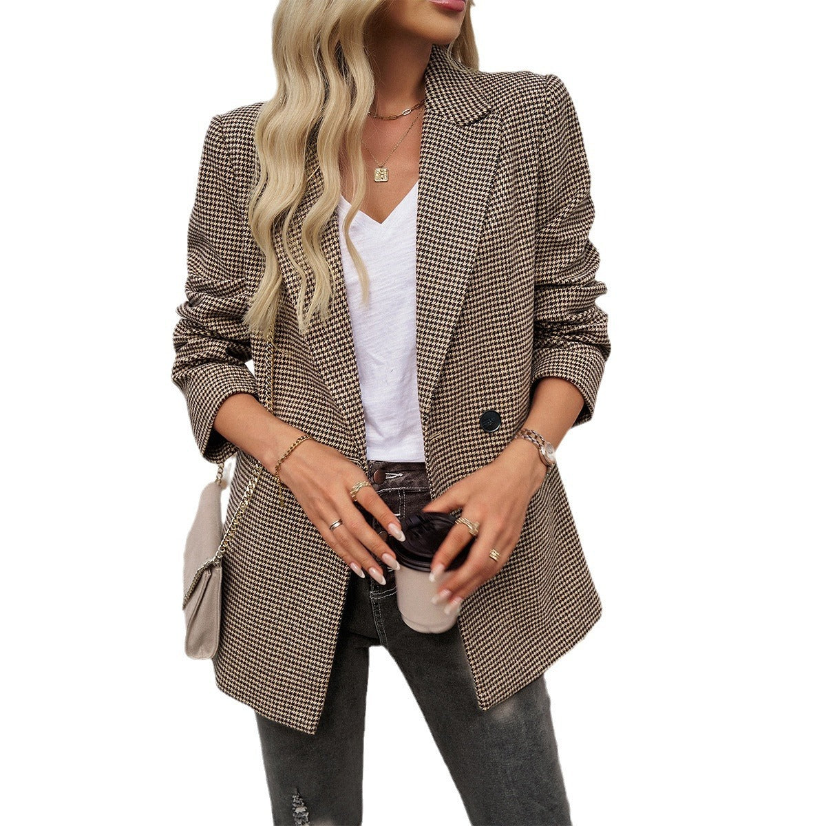 Lady Temperamental  Button Suit Jacket